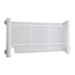 Safco 4133SL Luxe&trade; Magazine Rack - 3 pocket Manuel utilisateur