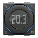 Vimar 09473.CM Smart thermostat 2M carbon matt Une information important