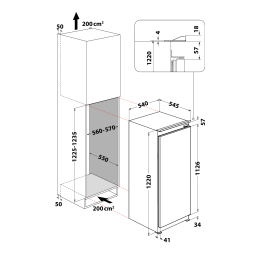 Whirlpool ARG 7531 Refrigerator Manuel utilisateur | Fixfr