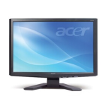 Acer X223W Monitor Guide de d&eacute;marrage rapide