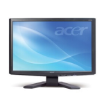 Acer X223W Monitor Manuel utilisateur