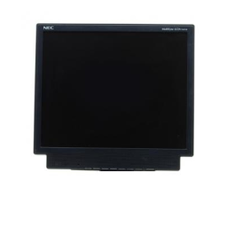 NEC MultiSync® LCD1760VM (Black) Manuel utilisateur | Fixfr