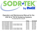 Pace HW 50 & TW 50 Manuel utilisateur | Fixfr
