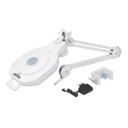 TOOLCRAFT TO-5799252 UV LED clamp-on magnifier lamp UV LED Klemm-Lupenleuchte Manuel du propriétaire | Fixfr