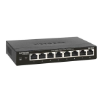 Netgear (GS308T) Smart Switch Ethernet web manageable professionnel 8 Ports RJ45 Gigabit Manuel utilisateur