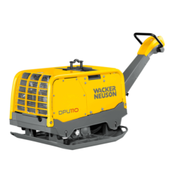 Wacker Neuson DPU 80/110 KMAT Reversible Vibratory Plate Manuel utilisateur | Fixfr
