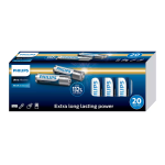 Philips LR6E20BX/10 Ultra Alkaline Pile Manuel utilisateur