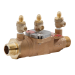 Watts LF007 Lead Free* Double Check Valve Assembly Backflow Preventers Sizes: 1/2 IN - 3 IN sp&eacute;cification