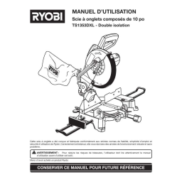 Manuel Ryobi ZR30000, ZR30002, ZR30004: Chat IA + PDF | Fixfr