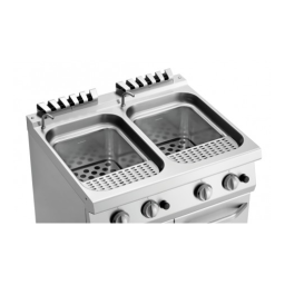 Bartscher 2853101 Pasta cooker, gas 700, W800 2x24L Mode d'emploi | Fixfr