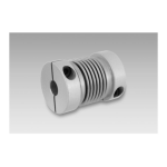 Baumer Bellows coupling - stainless steel (D1=10 / D2=10) Mounting solid shaft encoder Fiche technique