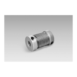 Bellows coupling - stainless steel D1=10 / D2=10