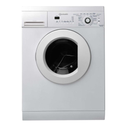 Bauknecht WAKMunchen 1300 Washing machine Manuel utilisateur | Fixfr