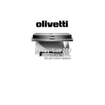 Olivetti CopyLab 200 Manuel utilisateur