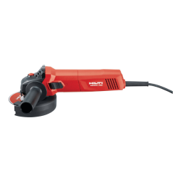 Hilti AG 500-7SE: Mode d'emploi + Chat IA & PDF | Fixfr