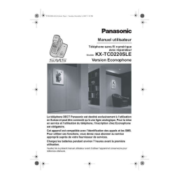 Panasonic KXTCD230FR Operating instrustions | Fixfr