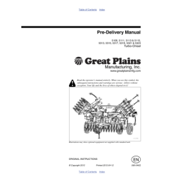 GREAT PLAINS Turbo-Chisel (S/N A1420X+): 5109, 5111, 5113, 5115, 5313, 5315, 5317, 5319, 5321 & 5323 Mode d'emploi | Fixfr