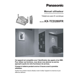 Panasonic KXTCD280FR Operating instrustions | Fixfr