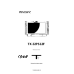 Panasonic TX32PS12F Operating instrustions
