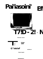 Panasonic TX 29N21D: Mode d'emploi + Chat IA | Fixfr