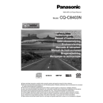 Panasonic CQC8403N Operating instrustions