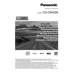 Panasonic CQ-C8403N : AI Chat & Téléchargement PDF | Fixfr