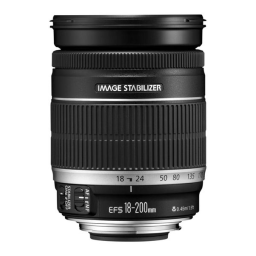 Canon EF-S 18-200mm f/3.5-5.6 IS : Mode d'emploi + IA | Fixfr