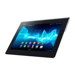 Sony Tablet S SGPT 14 Mode d'emploi | Fixfr