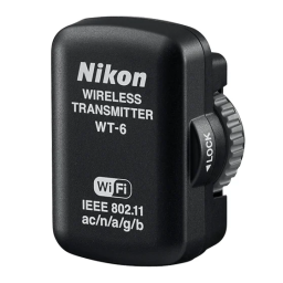 Nikon WT-6 Manuel utilisateur | Fixfr