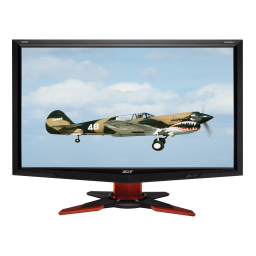 Acer GD235HZ Monitor Manuel utilisateur | Fixfr