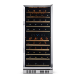 NewAir AWR-1160DB 27” Built-in 116 Bottle Dual Zone Compressor Wine Fridge in Stainless Steel, Quiet Operation Manuel utilisateur | Fixfr