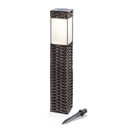 esotec 102073 Solar Standleuchte Rattan Mode d'emploi | Fixfr