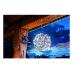 esotec 102115 Solar Dekoleuchte Alu Wireball Mode d'emploi | Fixfr