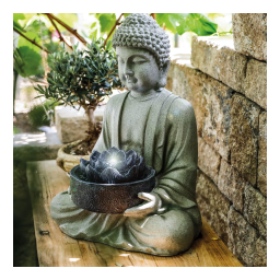esotec 101402 Dekobrunnen Buddha für Innen Mode d'emploi | Fixfr