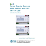 Elsner KNX PS640+ / KNX PS640+USB Manuel utilisateur
