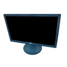 Acer P195HQL Monitor Guide de démarrage rapide | Fixfr