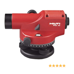 Hilti POL10/15 Manuel utilisateur | Fixfr