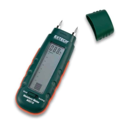 Extech Instruments MO210 Pocket Moisture Meter Manuel utilisateur | Fixfr