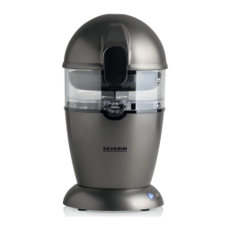 SEVERIN CP 3548 Manuel utilisateur | Fixfr