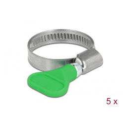 DeLOCK 19614 Butterfly Hose Clamp stainless 400 steel Fiche technique | Fixfr