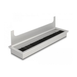 DeLOCK 66862 Cable grommet for table mounting Fiche technique | Fixfr
