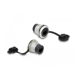 DeLOCK 86968 RJ45 Cat.6A built-in connector Fiche technique | Fixfr