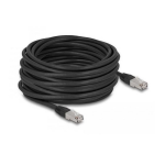 DeLOCK 80131 RJ45 Network Cable Cat.6A S/FTP PE Outdoor 15 m black Fiche technique