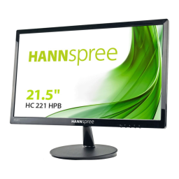 HANNspree HC221HPB : Manuel Utilisateur + IA | Fixfr
