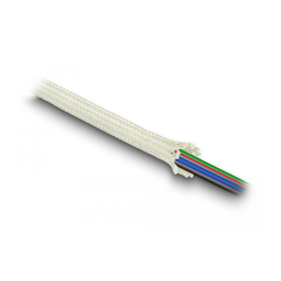 DeLOCK 20893 Braided Sleeve made of nomex fibers 2 m x 10 mm white  Fiche technique | Fixfr