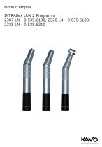 KaVo INTRAflex LUX 2 Programm Mode d'emploi | Fixfr