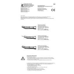 KaVo INTRAmatic shank 7 CH Mode d'emploi | Fixfr