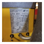 ESAB PROWELDER 250 Manuel utilisateur