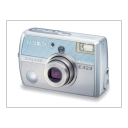 Minolta DIMAGE E323 Manuel utilisateur | Fixfr