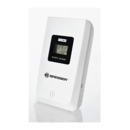 Bresser 7009996 3 Chanel Thermo-/Hygro Sensor Manuel du propriétaire | Fixfr